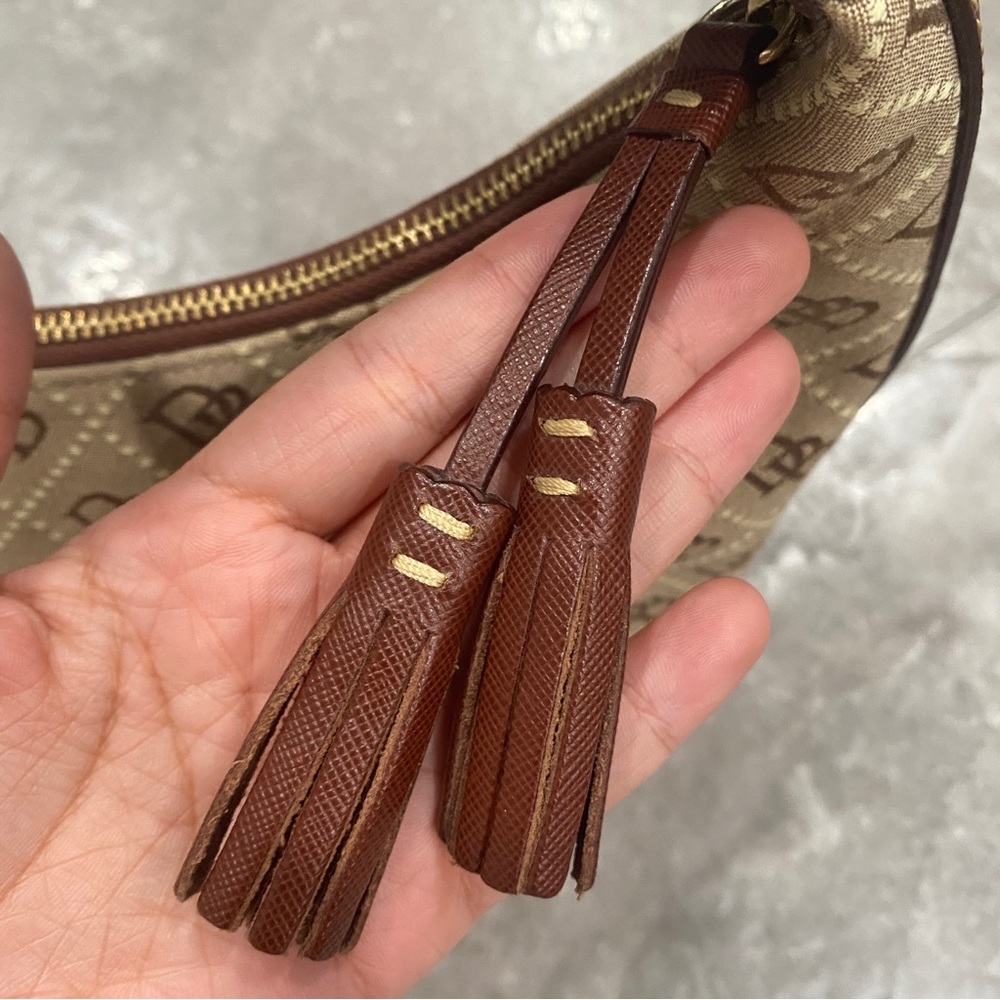 Dooney & Bourke Patterned Monogram Shoulder Bag P… - image 5